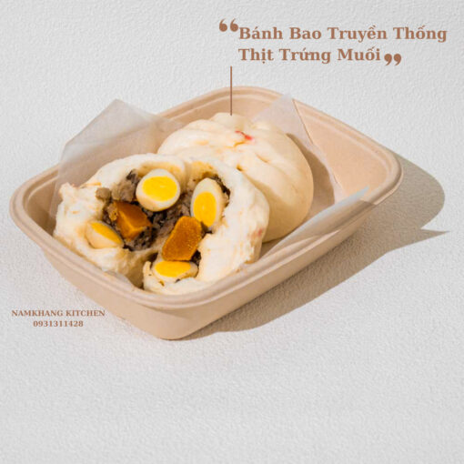 Bánh bao thịt trứng muối